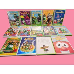 VeggieTales 14-DVD Lot Kids Series Collection Includes Favorites Like Jonah